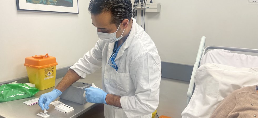 Dr Rahul Batra and Dual Flu and Covid Test.jpg